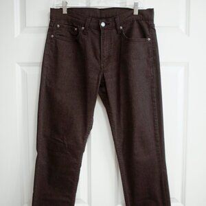 Levi's 511 Slim Fit Flannel Pants - Mineral Black - 32/32